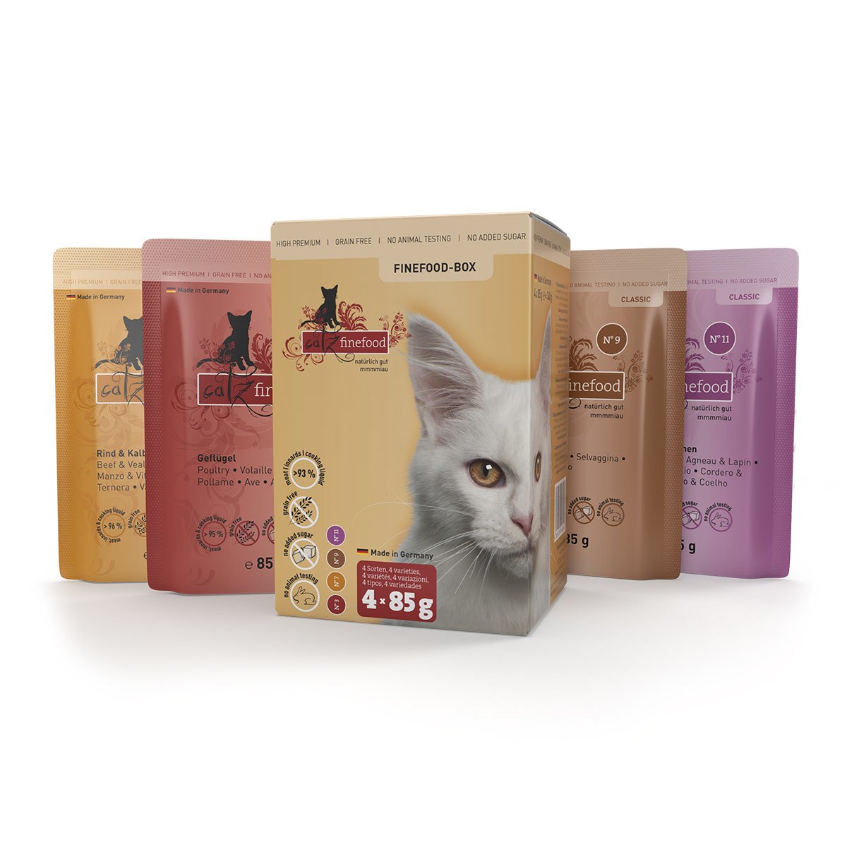 catz finefood Classic Finefood-Box I 4× 85 g