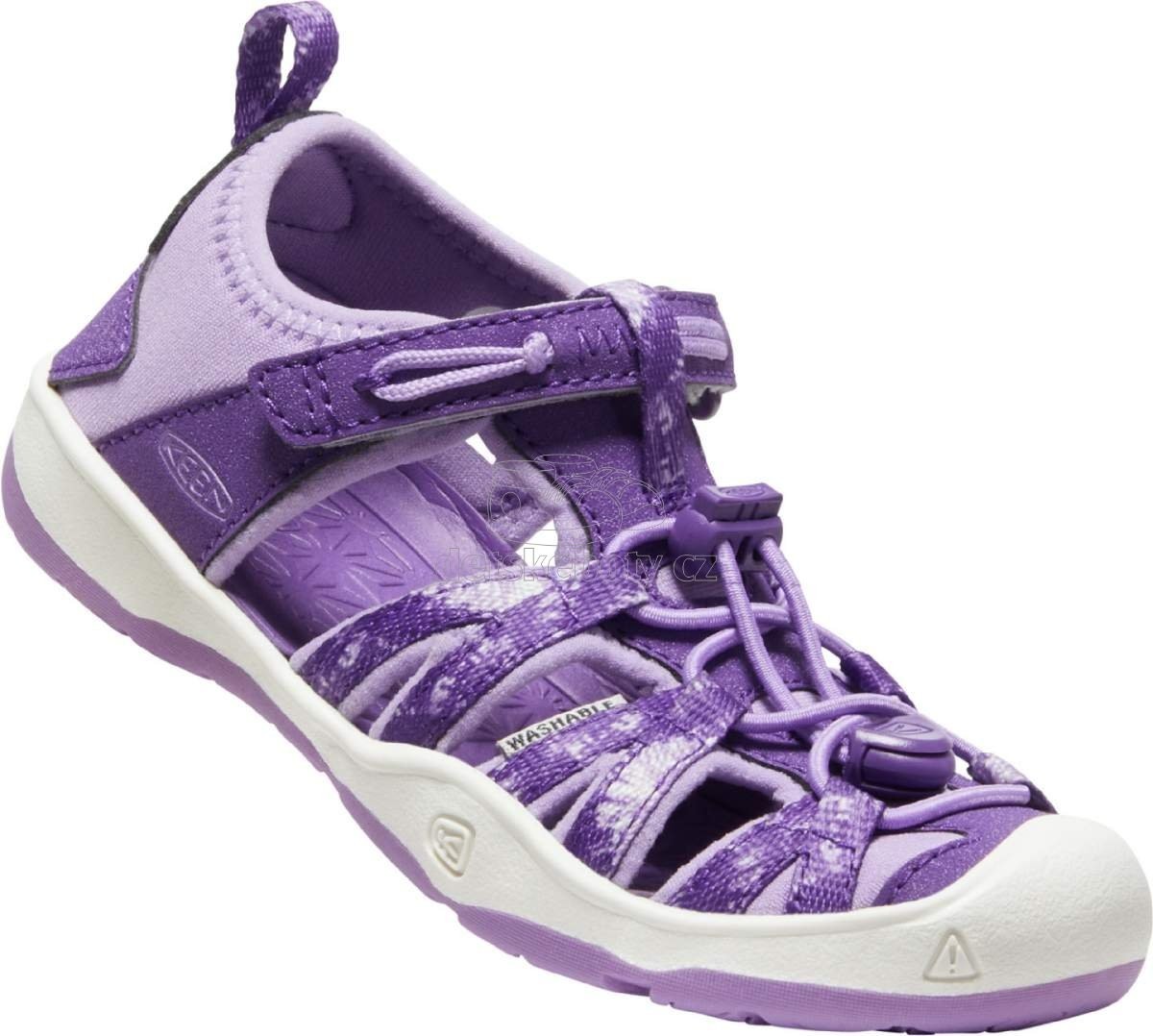 Dětské sandály Keen MOXIE SANDAL CHILDREN multi/english lavender Velikost: 25-26