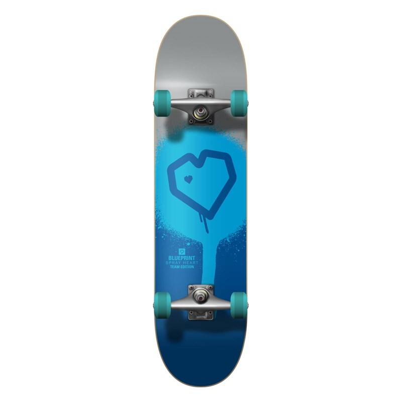 komplet BLUEPRINT - Blueprint Spray Heart V2 Complete Skateboard (MULTI1535)