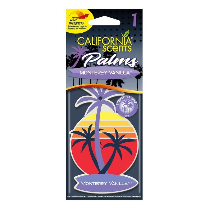 California Scents Palm Tree Air Monterey Vanilla