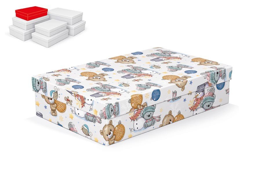 MFP 5371026 Krabice dárková vánoční A-V010-D 30x19x7cm