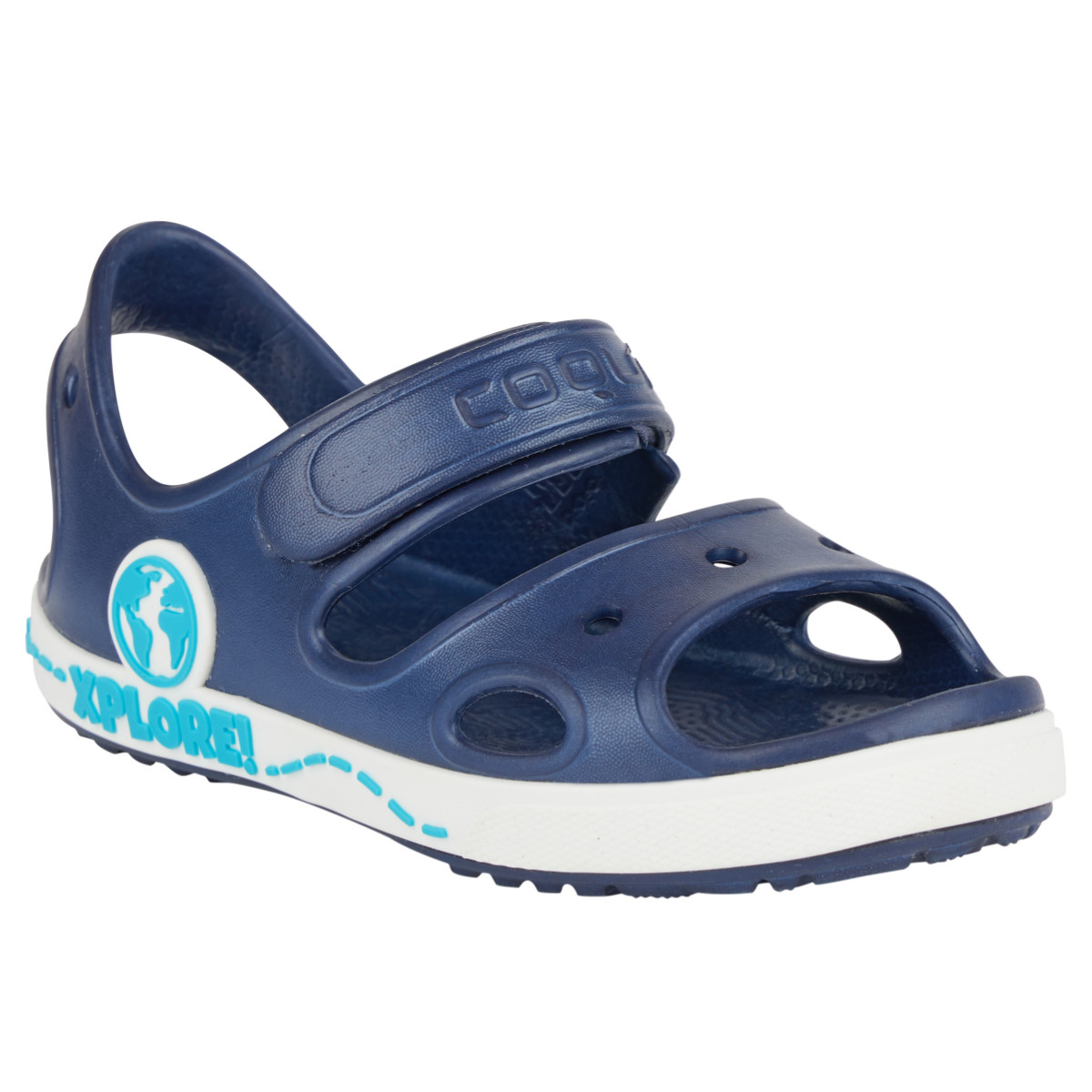Coqui pantofle Yogi dětské modré Dino Fusakle