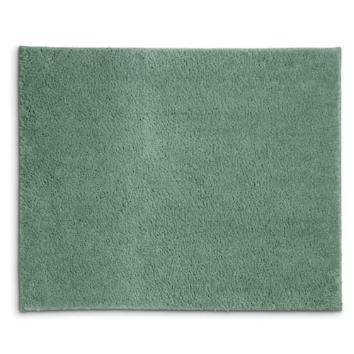 KELA Koupelnová předložka Maja 100% polyester nefritově zelená 65,0x55,0x1,5cm KL-23550