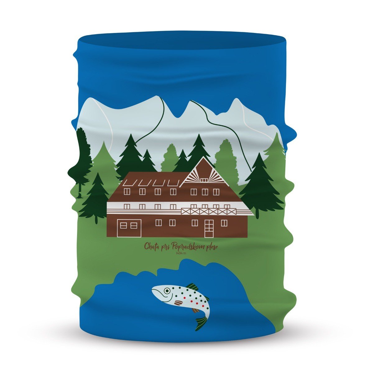 Šátek Fusakle Chata pri Popradskom plese Fusakle