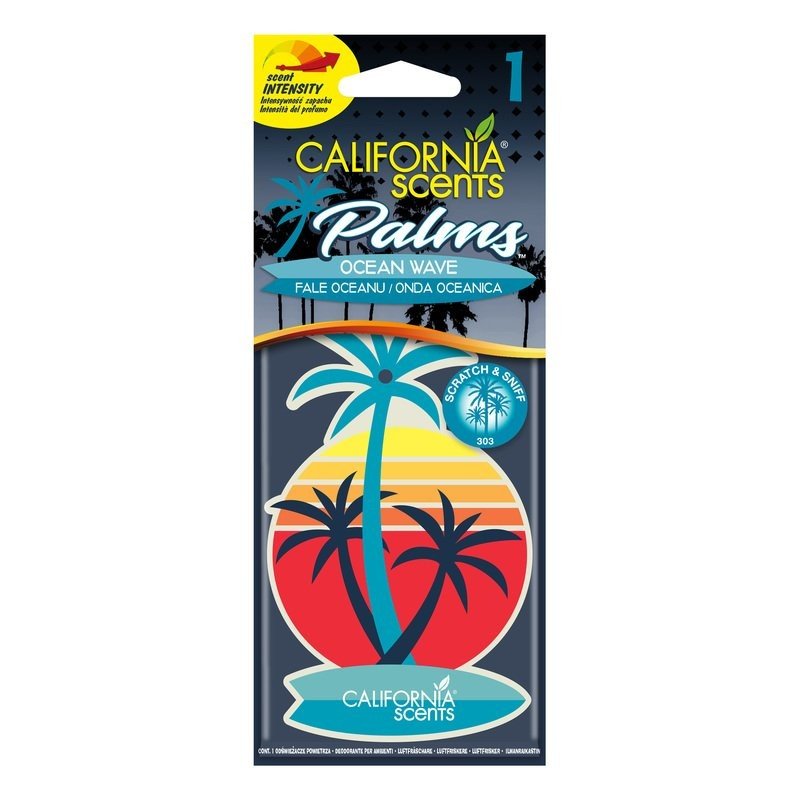 California Scents Palm Tree Air Ocean Wave