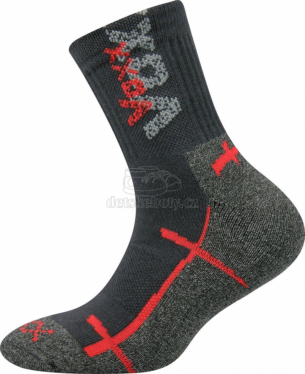 Dětské ponožky VoXX Wallík tmavě šedá Velikost: 25-29