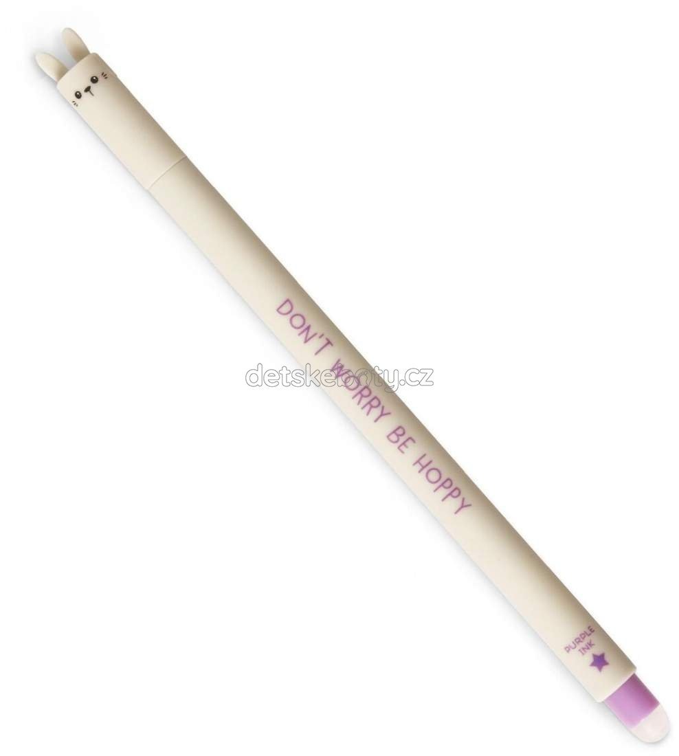 Gumovatelné pero Legami Erasable Pen - Bunny - Purple