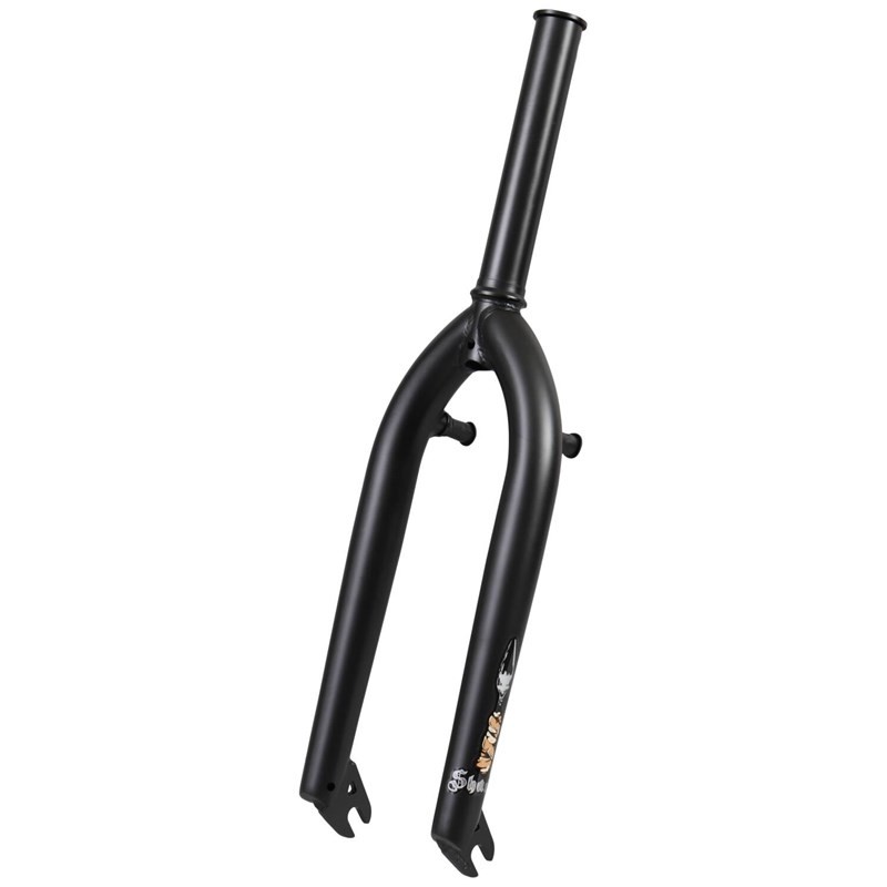 vidlice FICTION BMX - Fiction Shank BMX Brake Mount Fork (CHROMOLY BLACK)