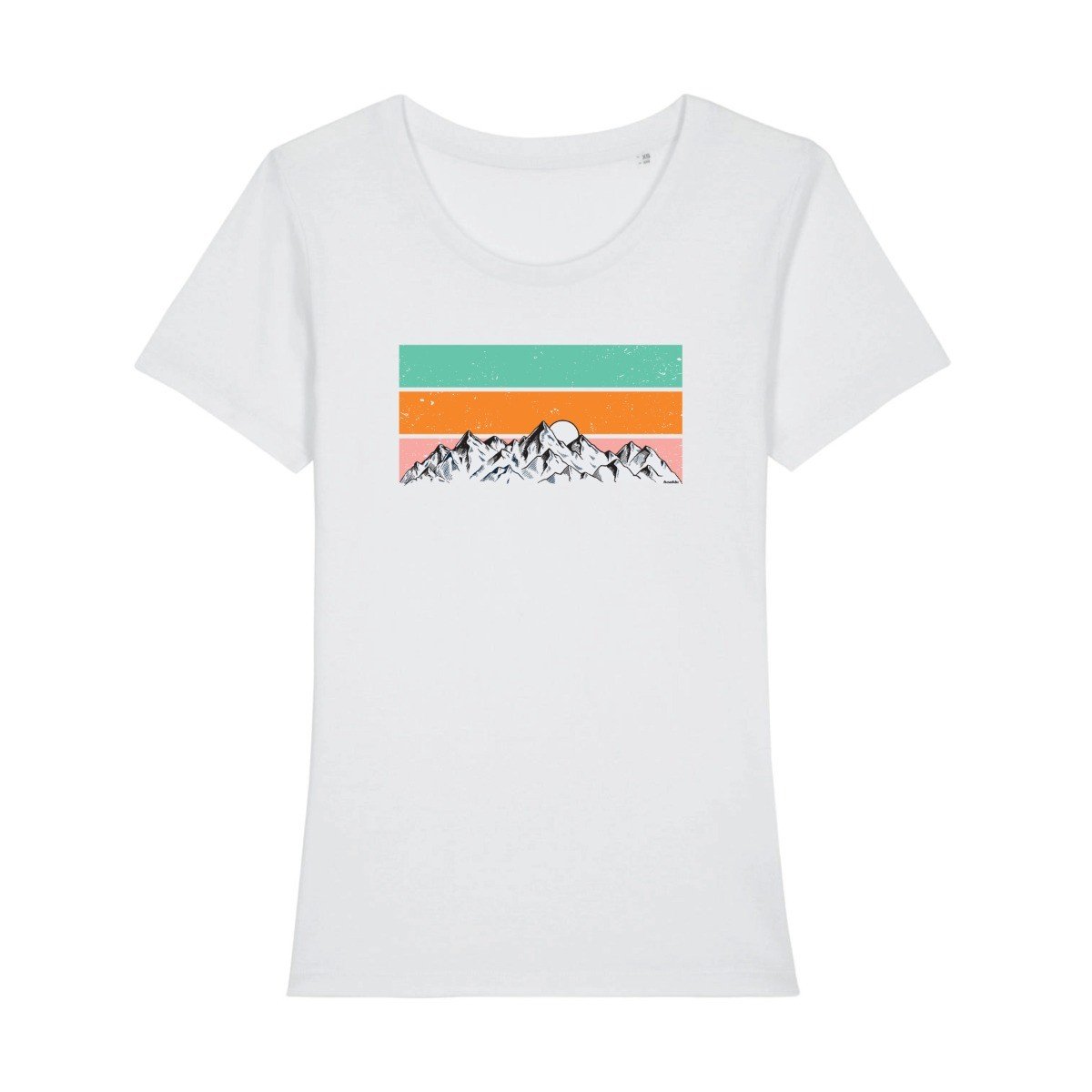 Tričko dámske Ráno na horách bíle Fusakle