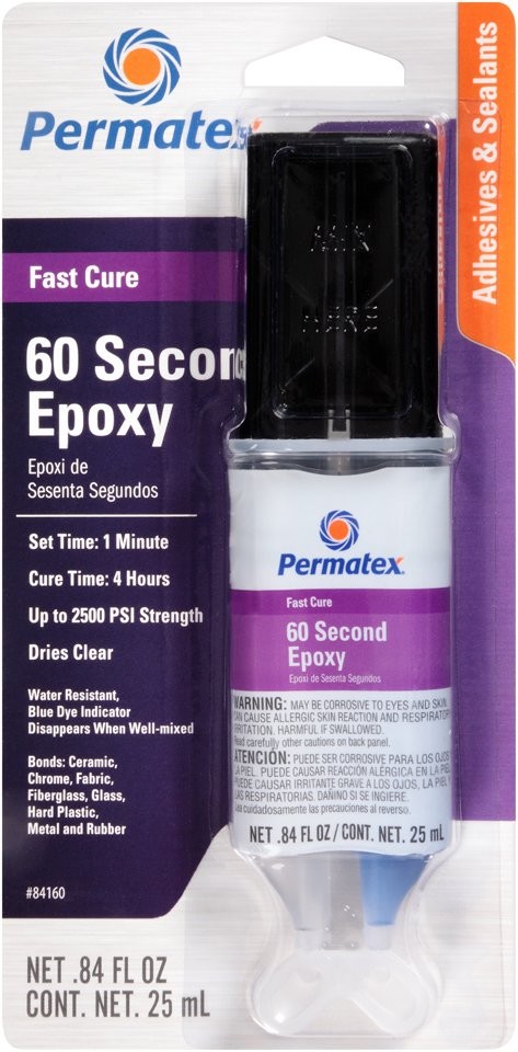 Permatex 60023 Epoxidové lepidlo - rychleschnoucí 25ml