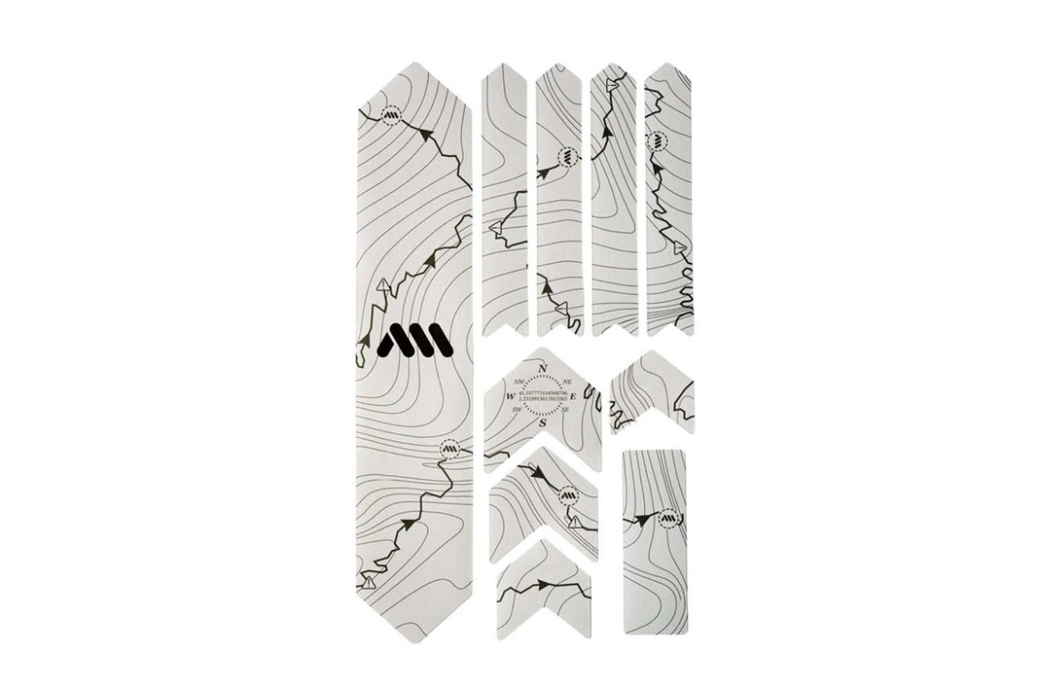 Ochranné polepy AMS - EXTRA - Tracks/Black