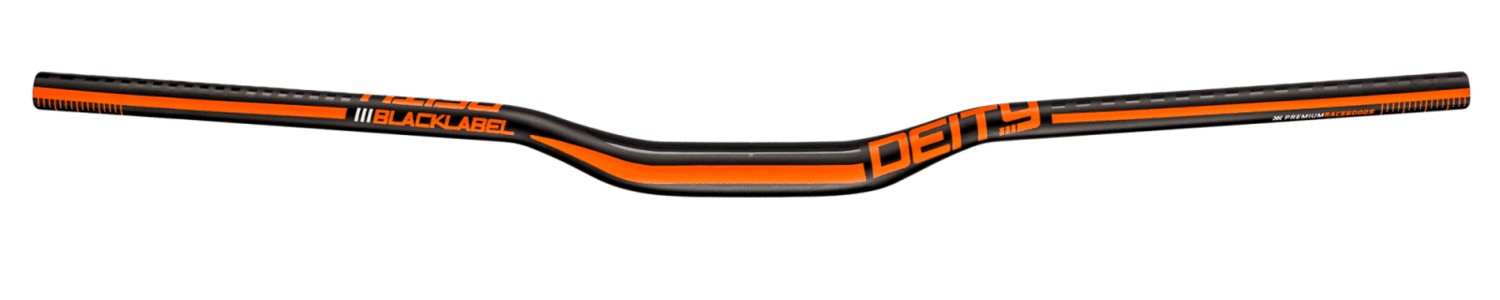 Řidítka DEITY Blacklabel - černo / oranžové Varianta: Stoupání: 25 mm