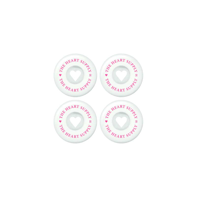 kolečka HEART SUPPLY - Heart Supply Clean Heart 99A Skateboard Wheels 4-Pack (MULTI998)