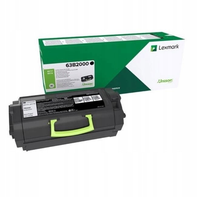 Toner Lexmark 63B2000 černý (black)