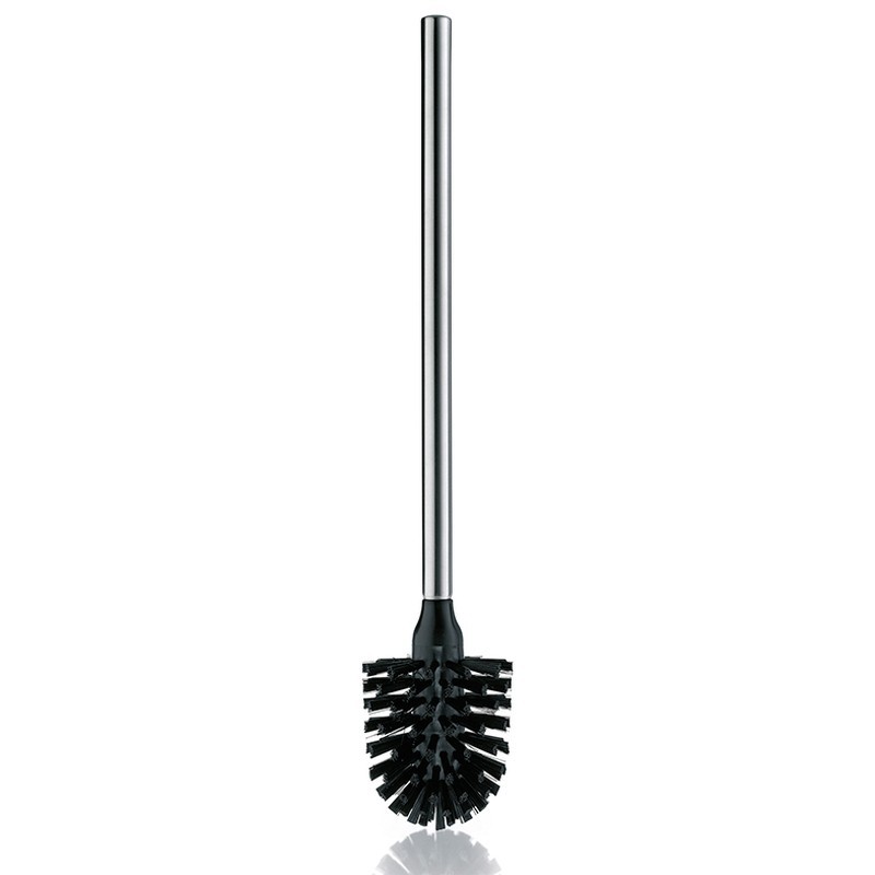 KELA WC štětka La Brosse nerezová rukojeť nylon černá KL-20163