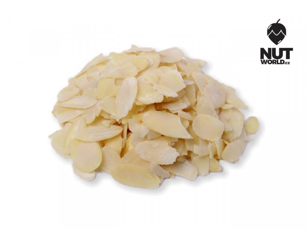 Nutworld.cz Mandle natural loupané - plátky Množství:: 200g