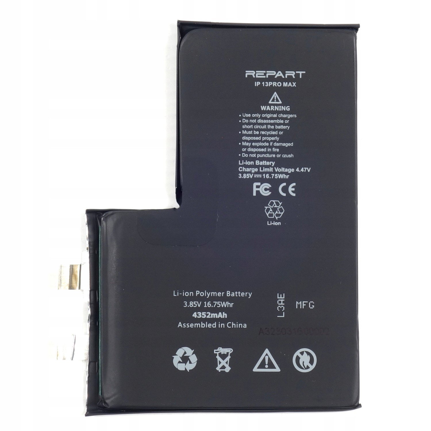 Baterie pro Apple iPhone 13 Pro Max 4352mAh bez Bms