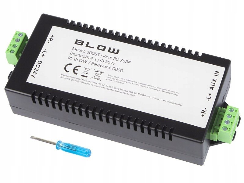 30-763# Bluetooth audio zesilovač 4x30w Blow