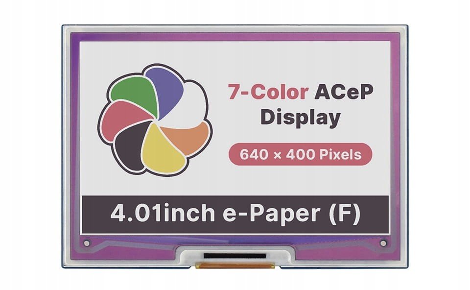 Modul lcd 4.01 palce 7-barevný E-Paper E-Ink Rpi