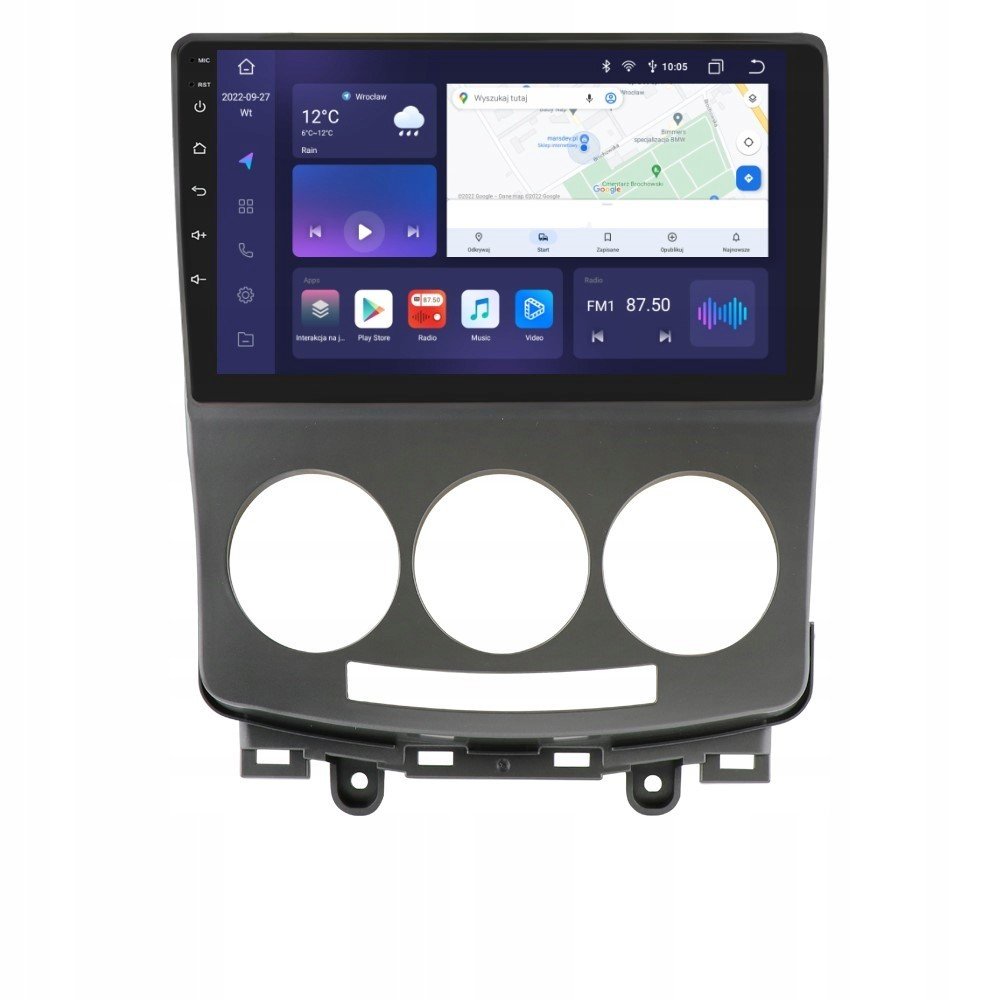 Rádio 2DIN Android Mazda 5 A Cr 3/32GB Carplay Dsp