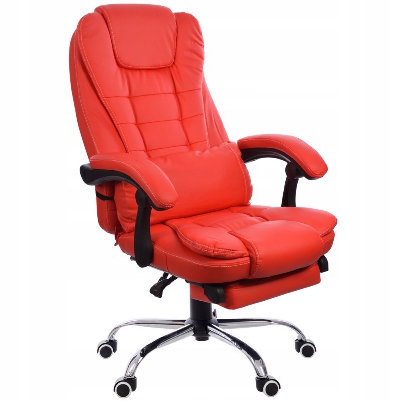 Nastavitelná kancelářská židle Červená FBK01 podnožka
