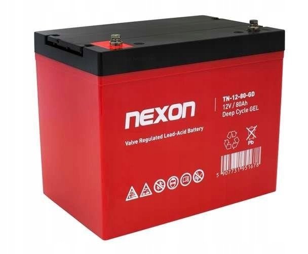 Gelová baterie Nexon Tn-gel 12V 80Ah long life(