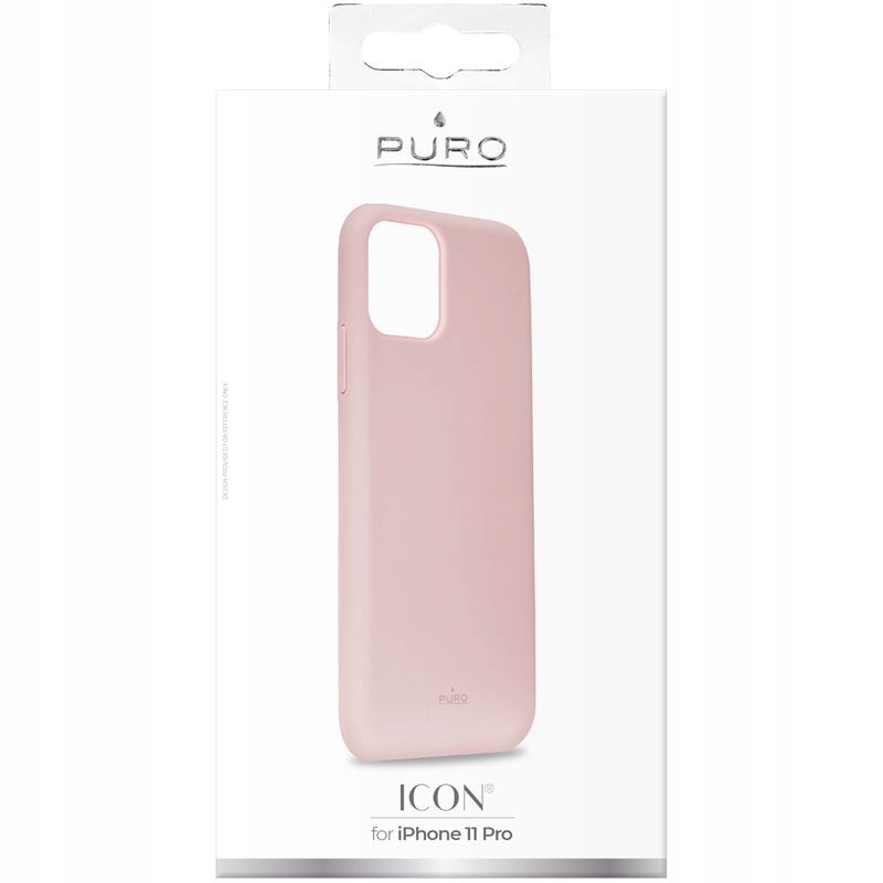 Puro Icon Cover Kryt na iPhone 11 Pro pískově růžový