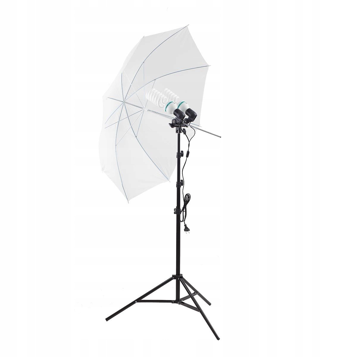 Domácí Studio Foto 2x400W Deštník 110cm Stativ