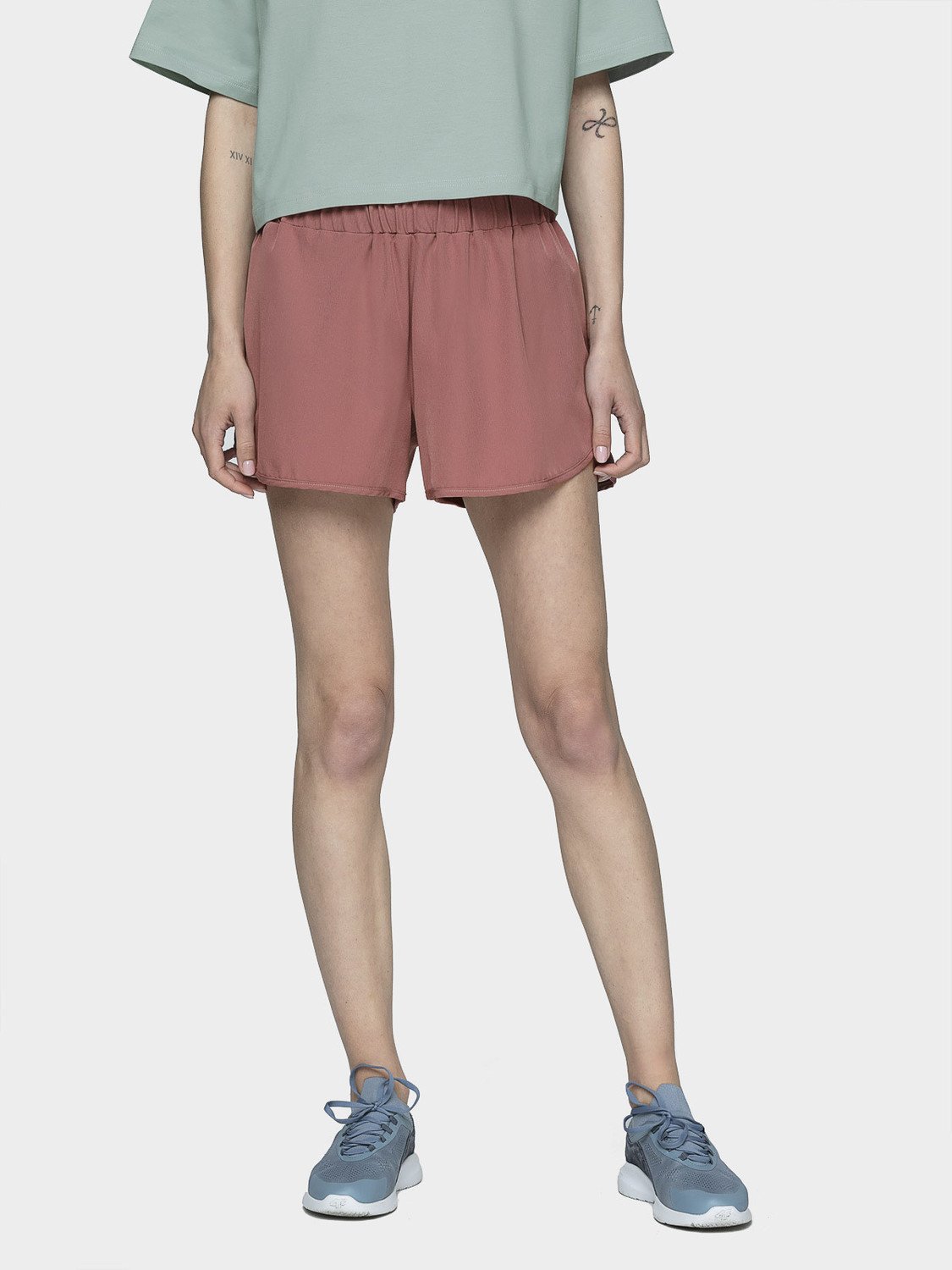 Outhorn HOL21-SKDT603 DARK PINK Dámské kraťasy US S HOL21-SKDT603 DARK PINK