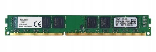 Ram Kingston 1x 8GB PC3-12800 Non-ecc 1600MHz