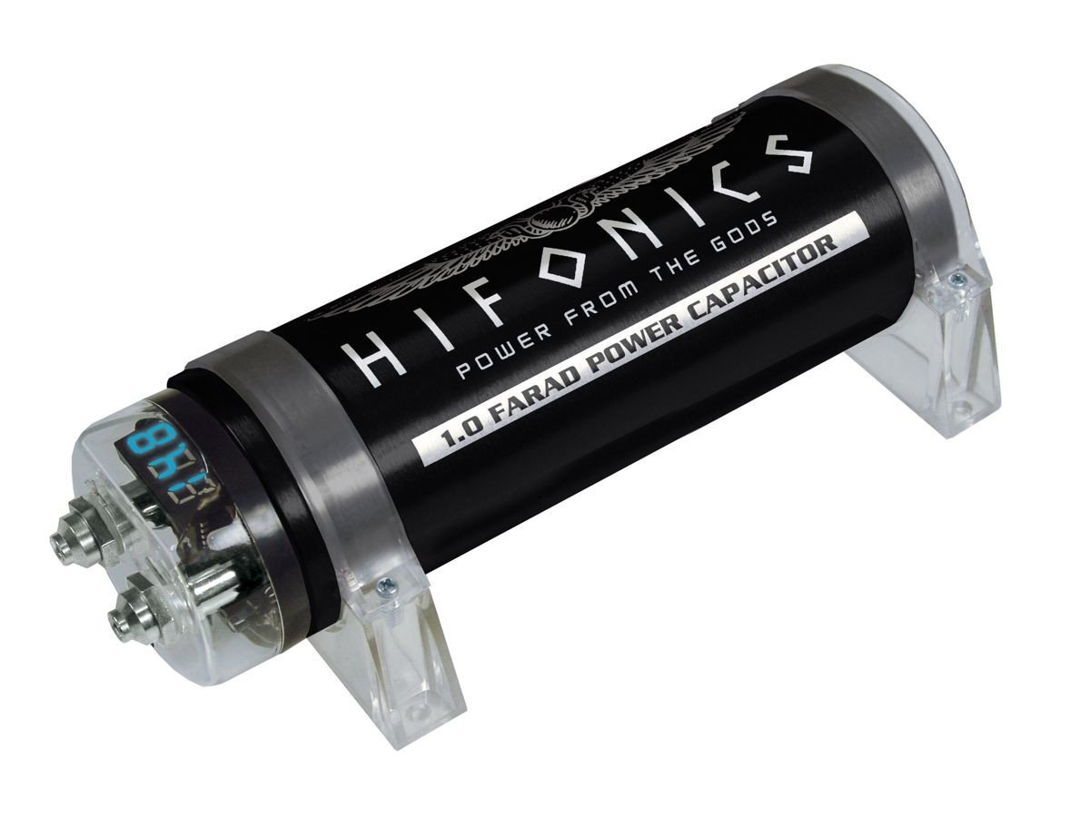 Hifonics HFC1000 kondenzátor do auta 1F Montáž