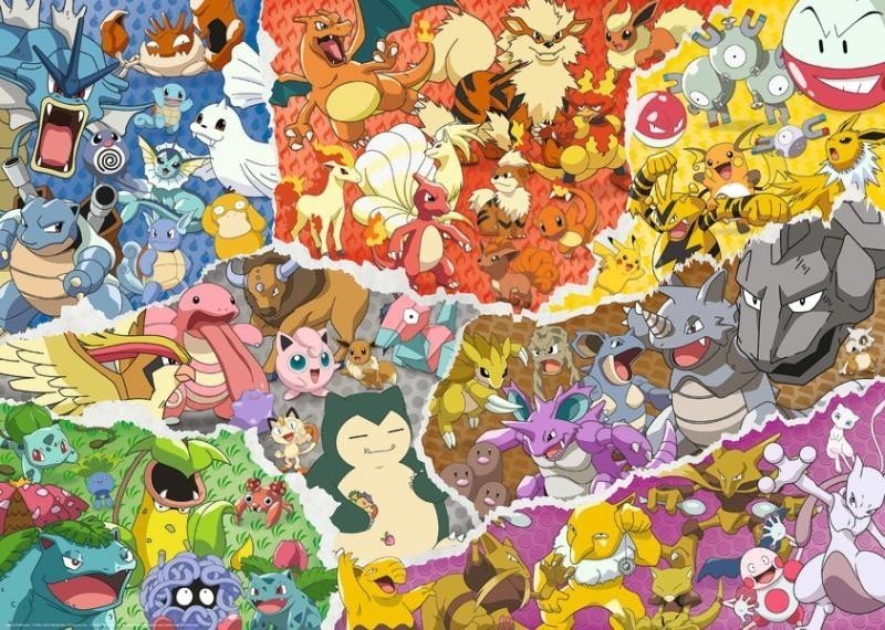 Ravensburger Puzzle - Pokémon 1000 dílků