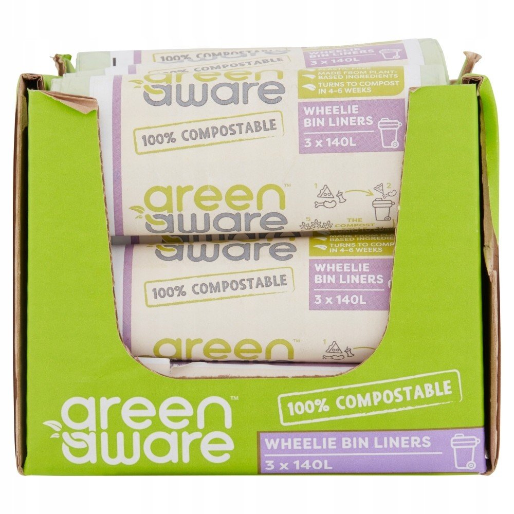 GreenAware Kompostovatelné sáčky 140L Karton 20 ks