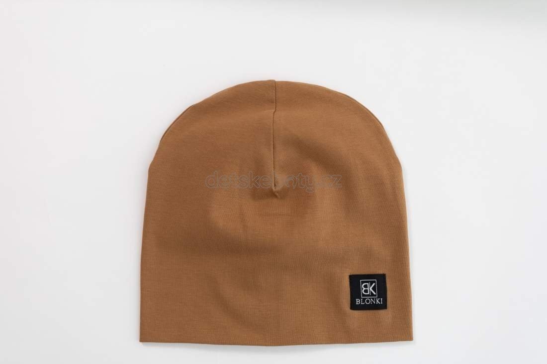Tenká čepice Blonki karamelová Velikost: 45-47