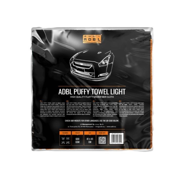 Mikrovláknová utěrka ADBL Puffy Towel Light