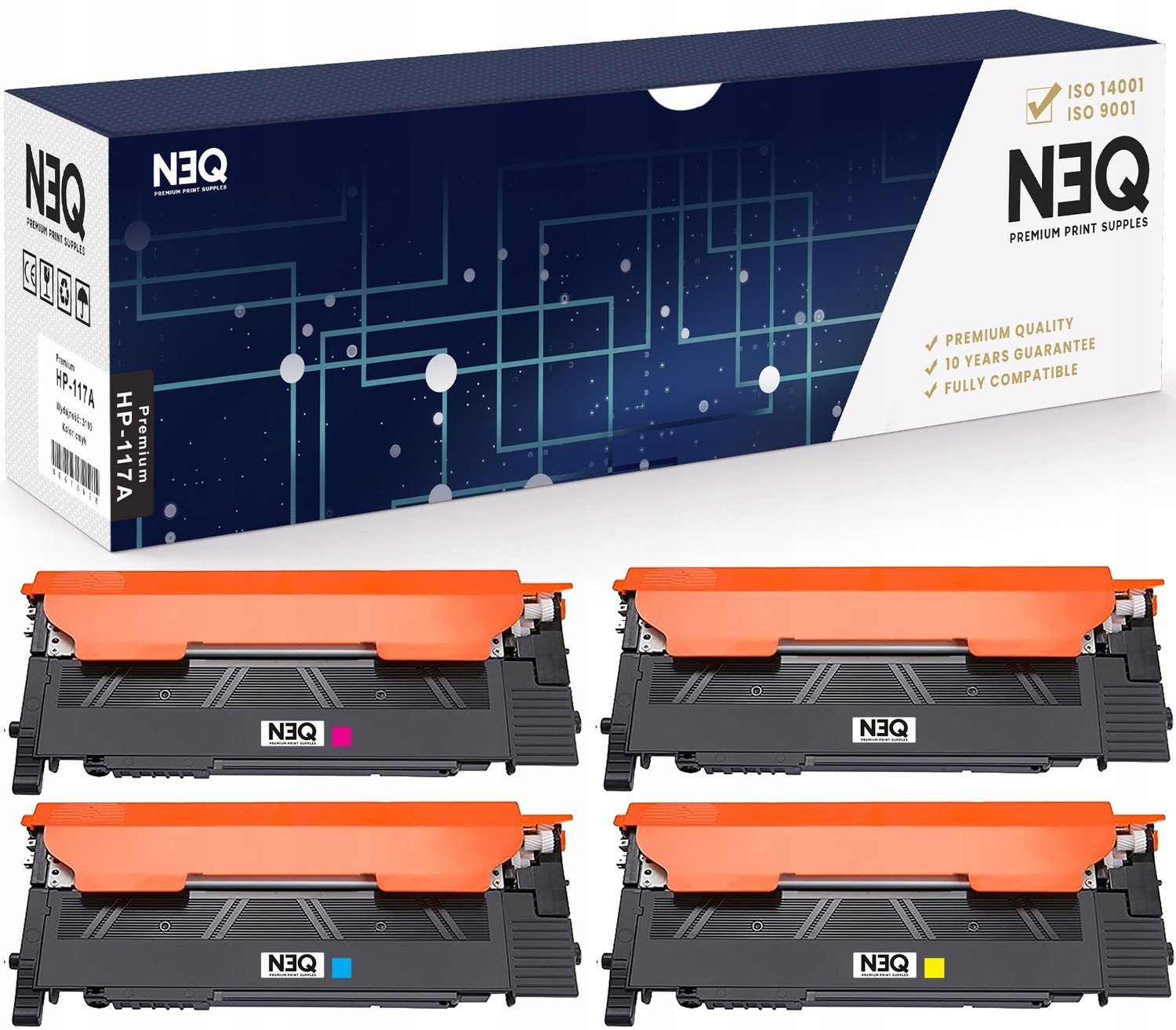 4x Toner S Čipem pro Hp 150a 150nw 178nw 179fnw