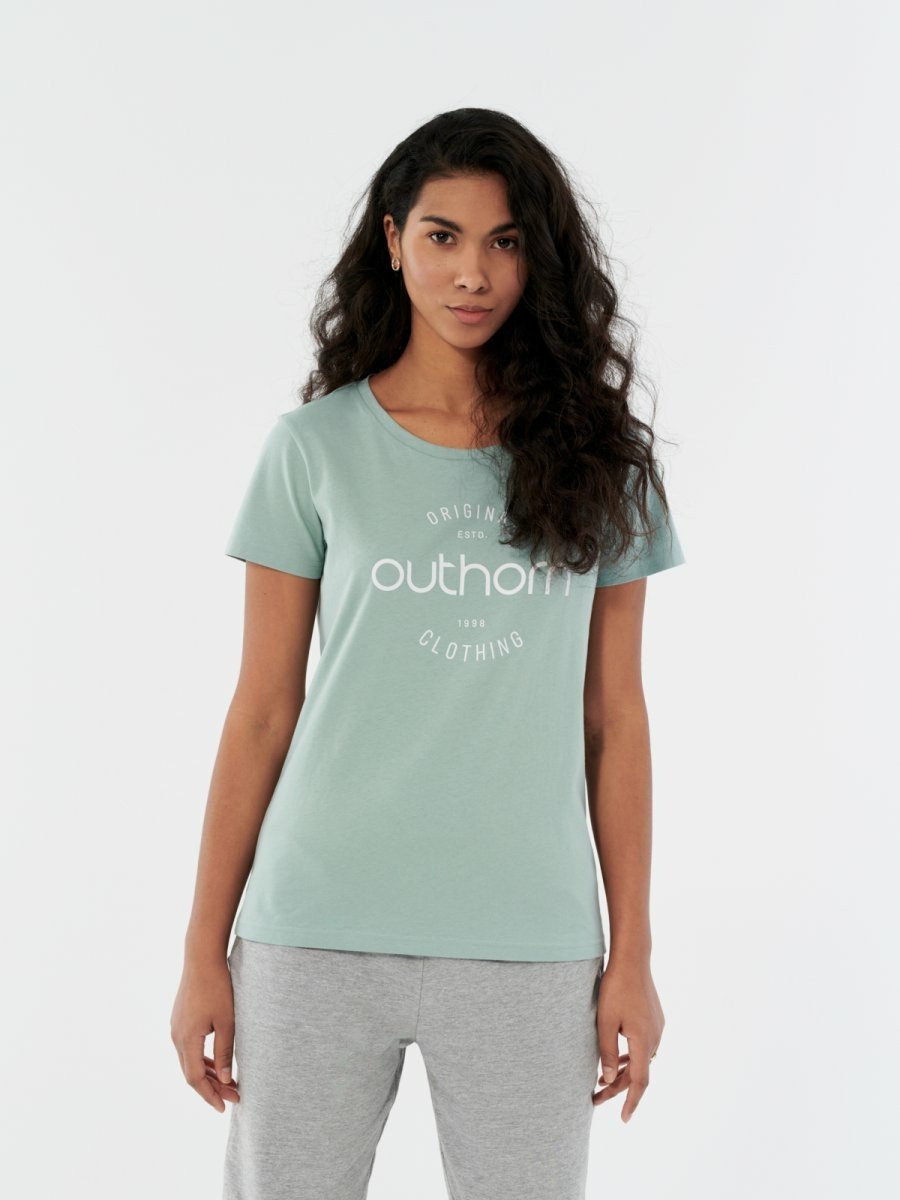 Outhorn HOL21-TSD606A AQUA Dámské tričko US XL HOL21-TSD606A AQUA