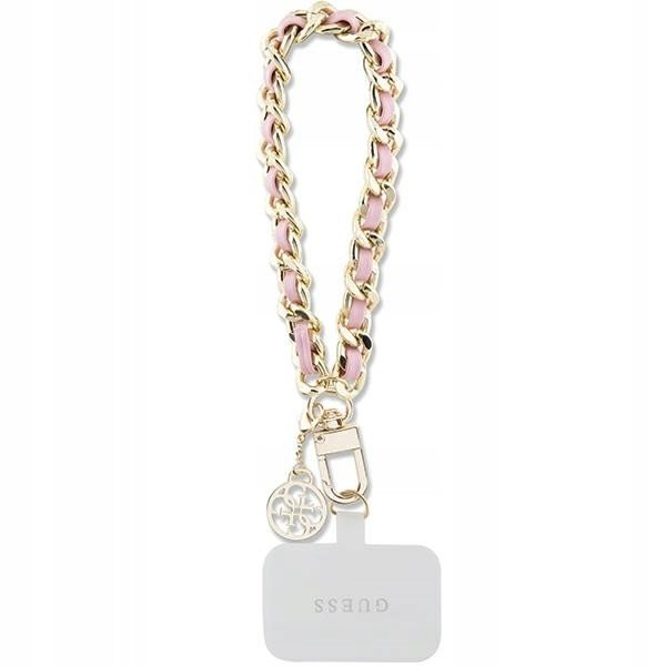 Guess GUOUCHSAMC4P Universal Hand Strap růžová/pin