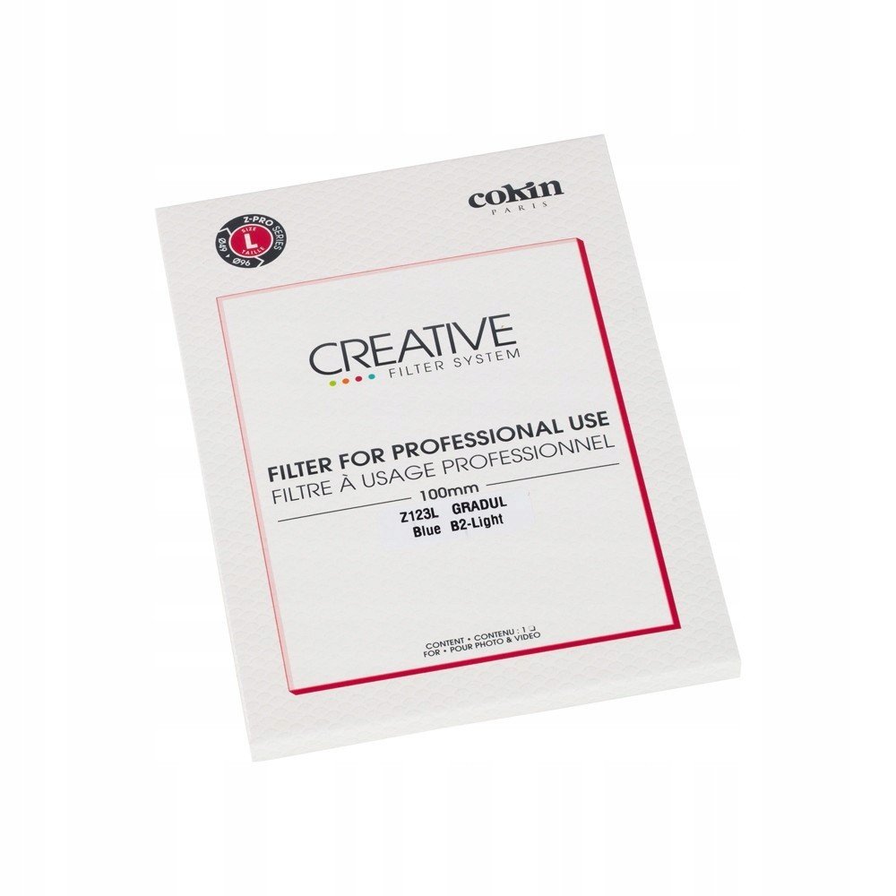 Filtr Cokin Z123L L Z-pro poloviční modrý B2