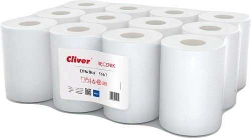 Papírový ručník Cliver Extra bílý R65/1 12 sz