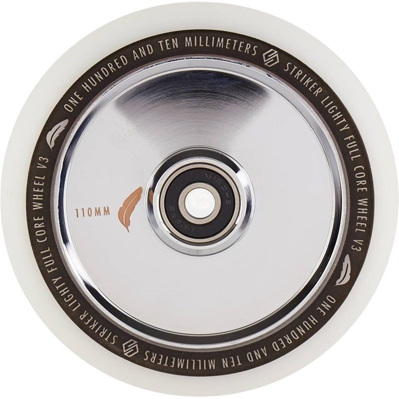 kolečka STRIKER - Striker Lighty Full Core V3 White Pro Scooter Wheel (SILVER)