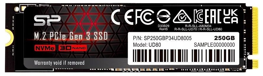 Ssd disk Silicon Power UD80 250GB M.2 PCIe Gen3x4