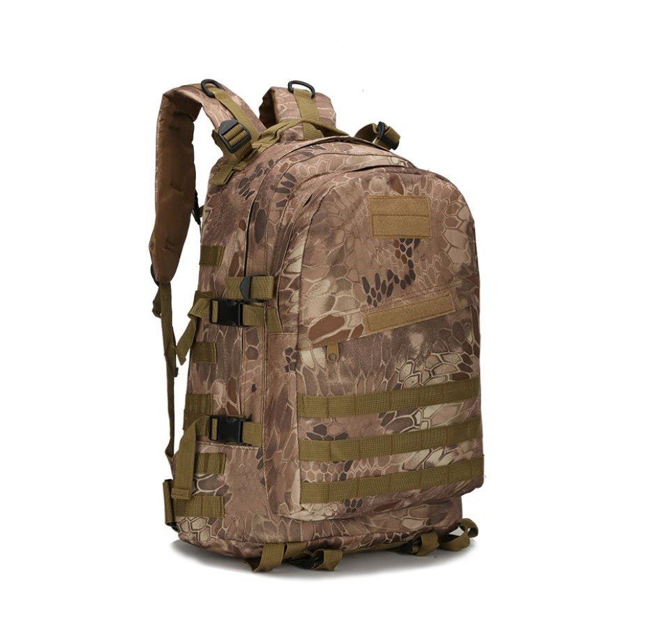 Sportovní taktický batoh - Hnědá kamufláž, 30 litrů