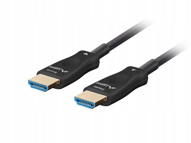 Lanberg CA-HDMI-30FB-1000-BK Hdmi Hdmi kabel 100