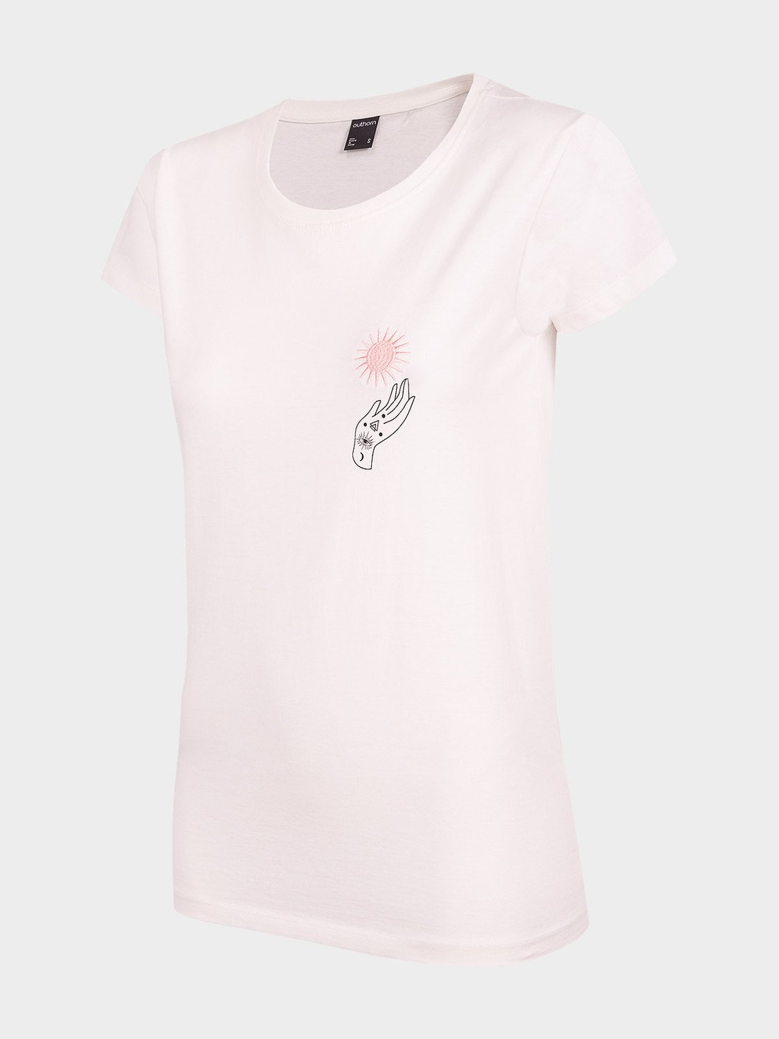 Outhorn HOL22-TSD611 OFF WHITE Dámské tričko US XS HOL22-TSD611 OFF WHITE