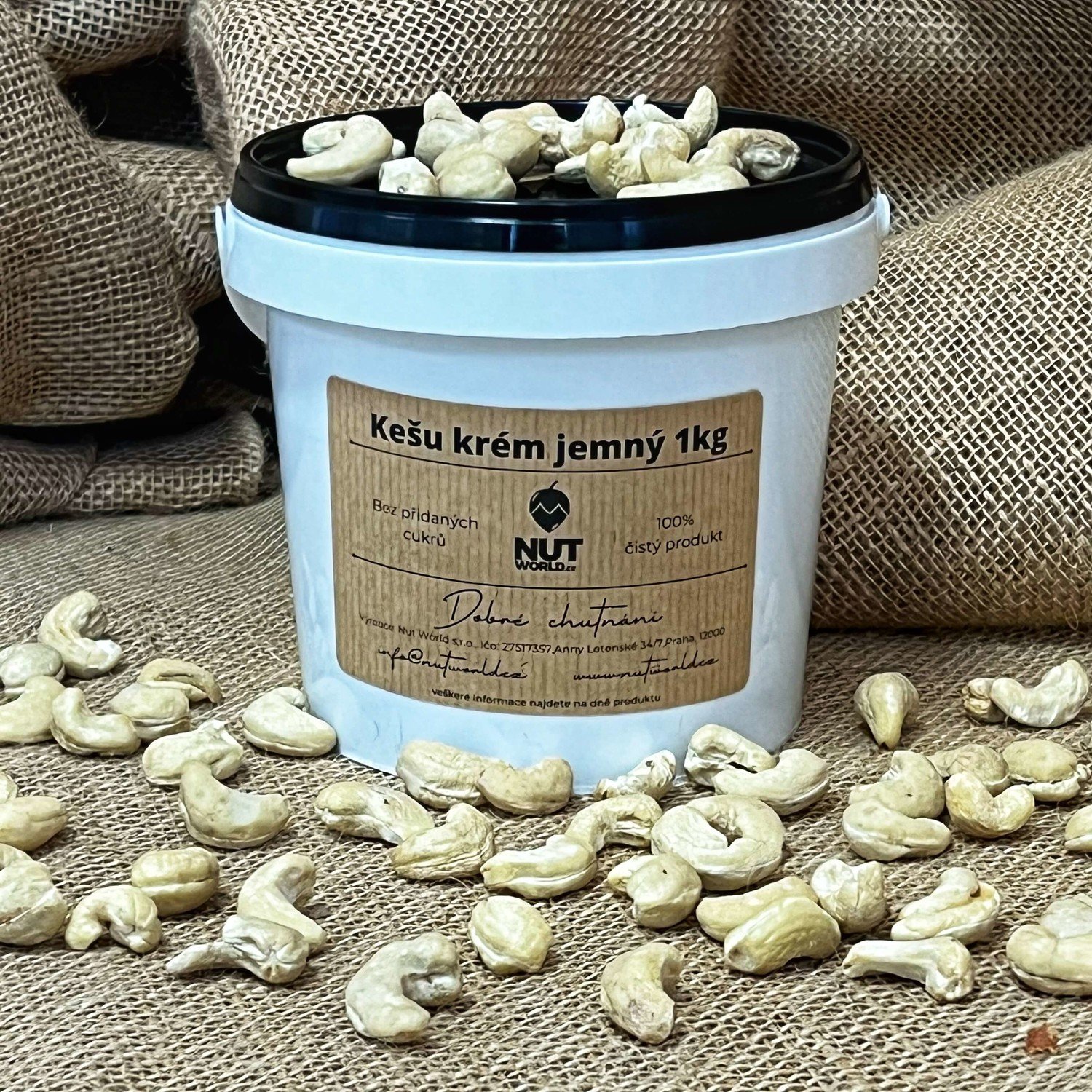 Nutworld.cz Kešu krém 1Kg