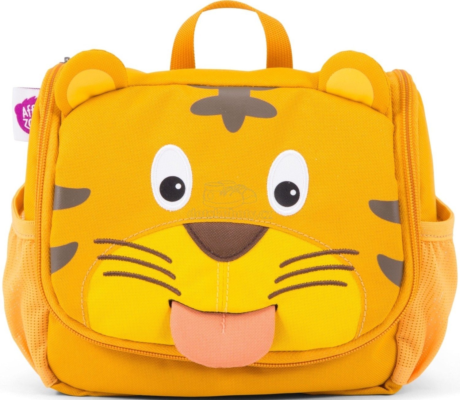 Dětská kosmetická taštička Affenzahn Washbag Timmy Tiger - yellow