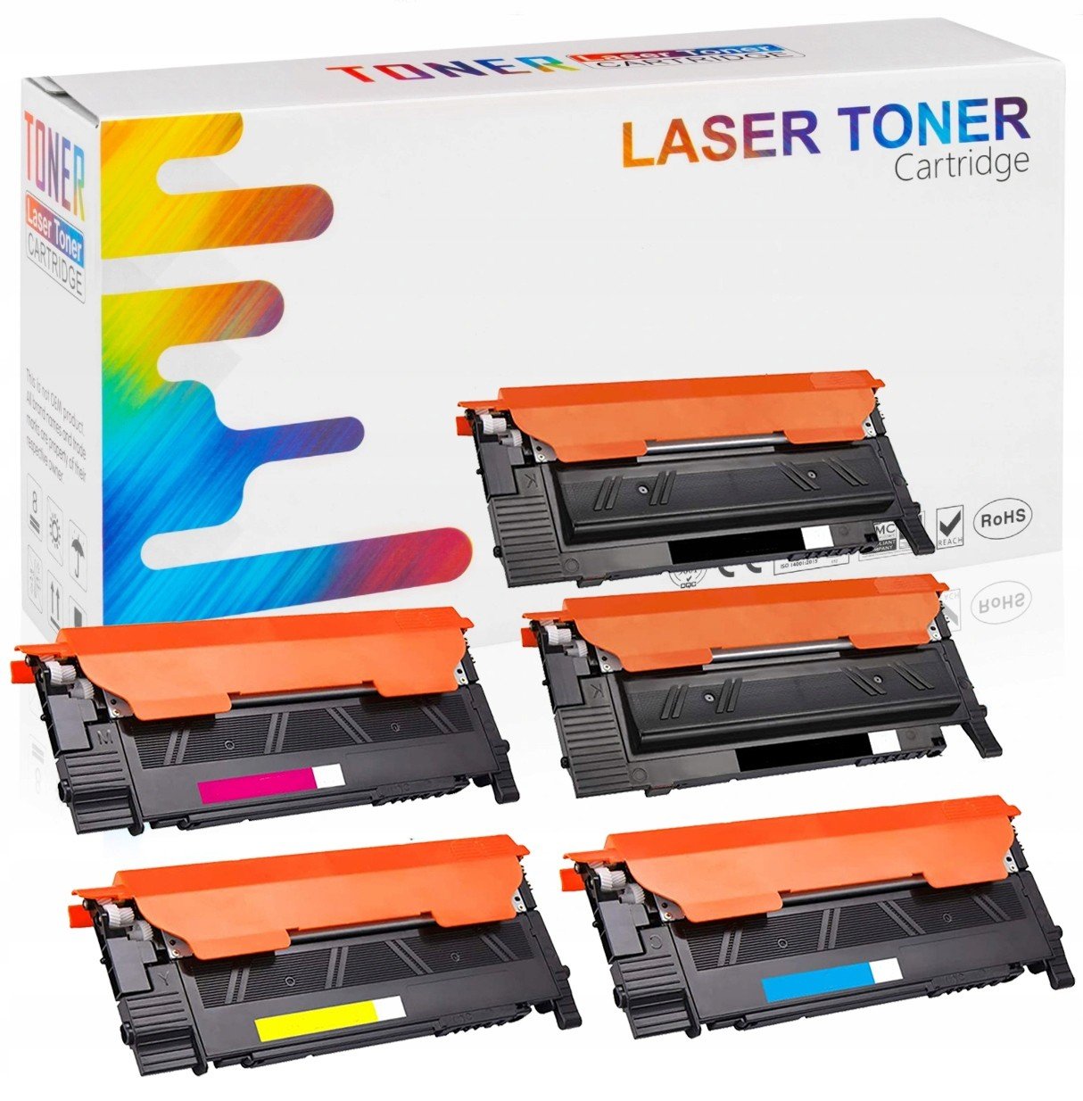 5x toner pro Hp 117a W2070a 150a 150nw 178nw 179fnw