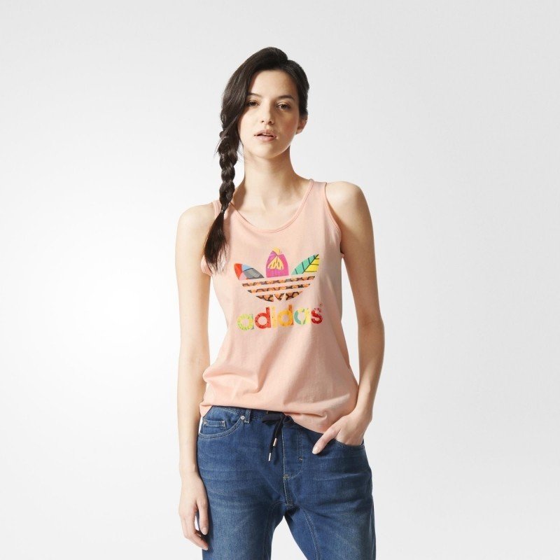 adidas Originals LOG TANK FRUITS Dámské tílko EU 30 S18495