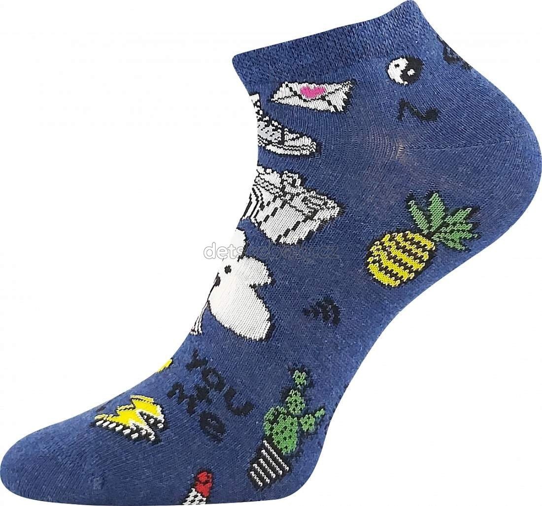 Ponožky Lonka Dedonik funny mod. Velikost: 25-29